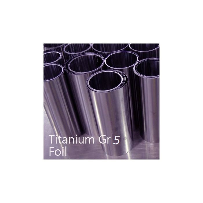 Titanium Grade 5 ( Ti6Al4V ) Foil - 0.6mm Thickness
