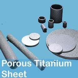 Porous Titanium / Sintered Titanium Disc - 2mm Thick (10µ Porosity)