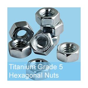 M16 Titanium Grade 5 Hexagonal Nuts