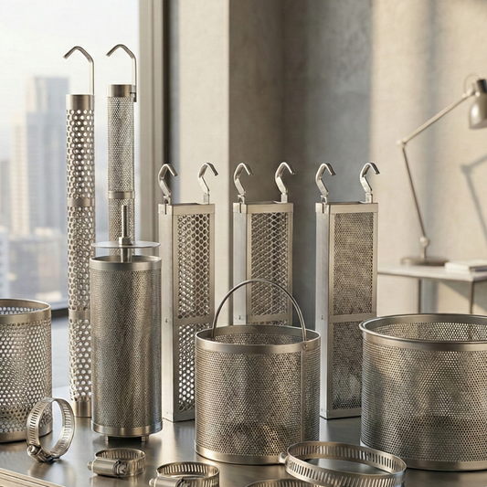 2" Thick x 6" wide x 12"long Titanium(Ti) Rectangular Anode Basket