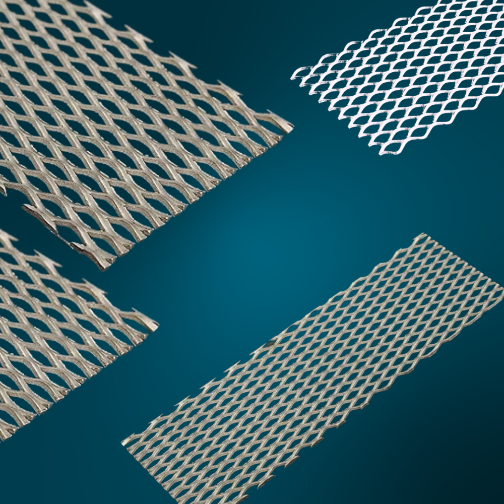 1mm Thick 1µm Platinised Titanium Mesh(5 x 12) Anode
