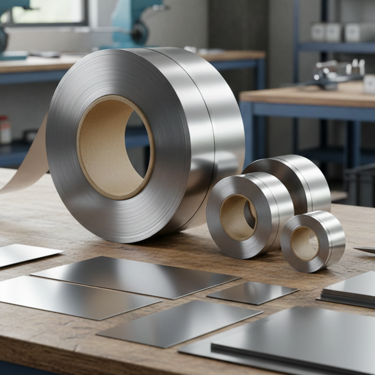 Titanium Grade 5 ( Ti6Al4V ) Foil - 0.05mm Thickness