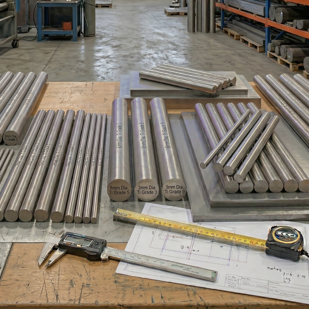 Titanium Grade 3 Rod - 2mm dia